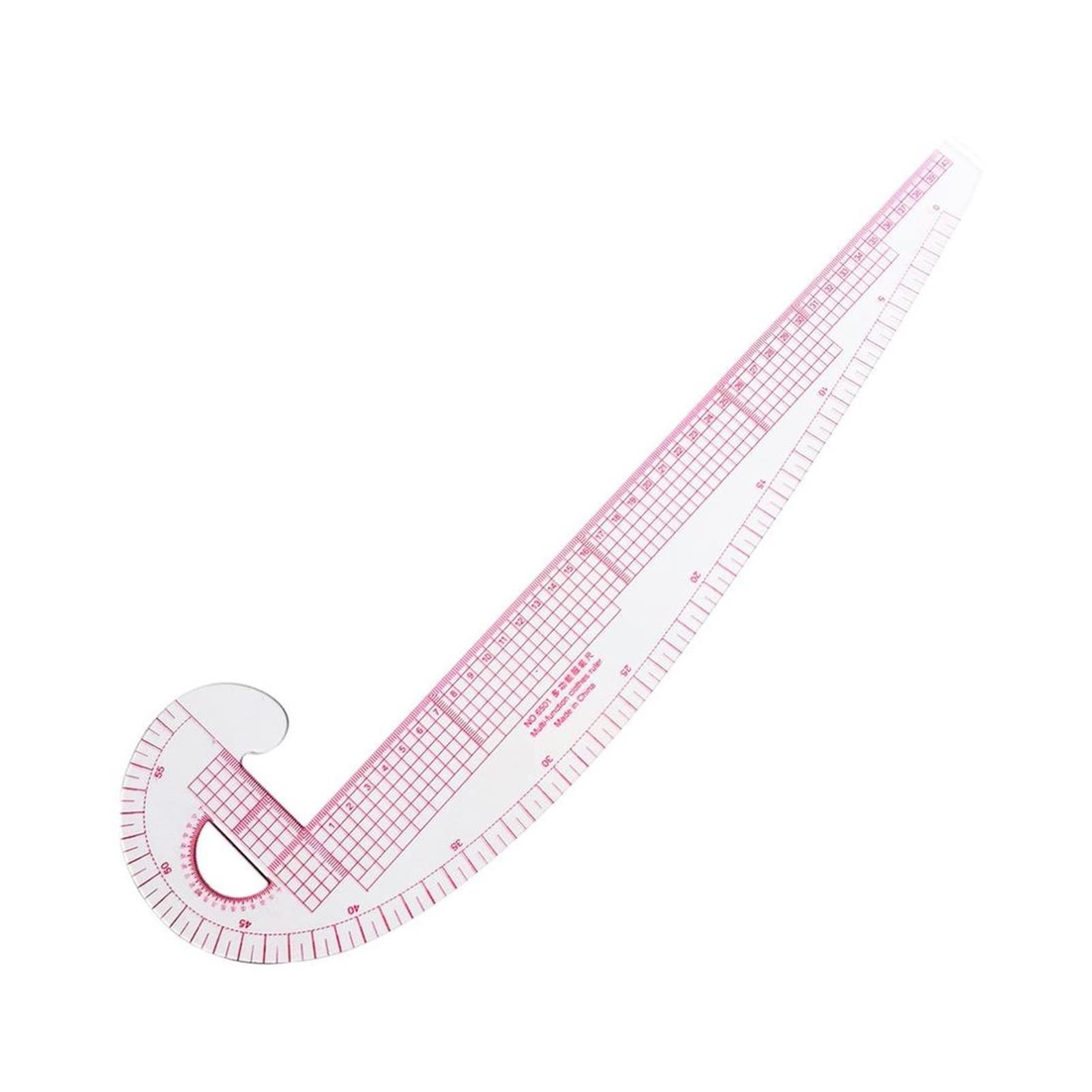 Multifunction Plastic French Curve Metric Sewing Ruler Measure Tailor