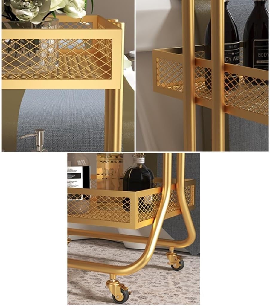 Amazon.co.jp: キッチンワゴン キッチンラック キャスター付き