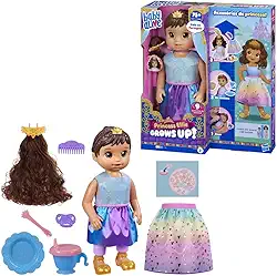 Baby Alive, Boneca Bebê Princess Ellie Grows Up! Castanha