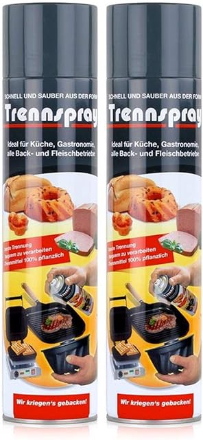 boyens Trennspray Spray oddzielający, przezroczysty, 600 ml (2 sztuki) 1200