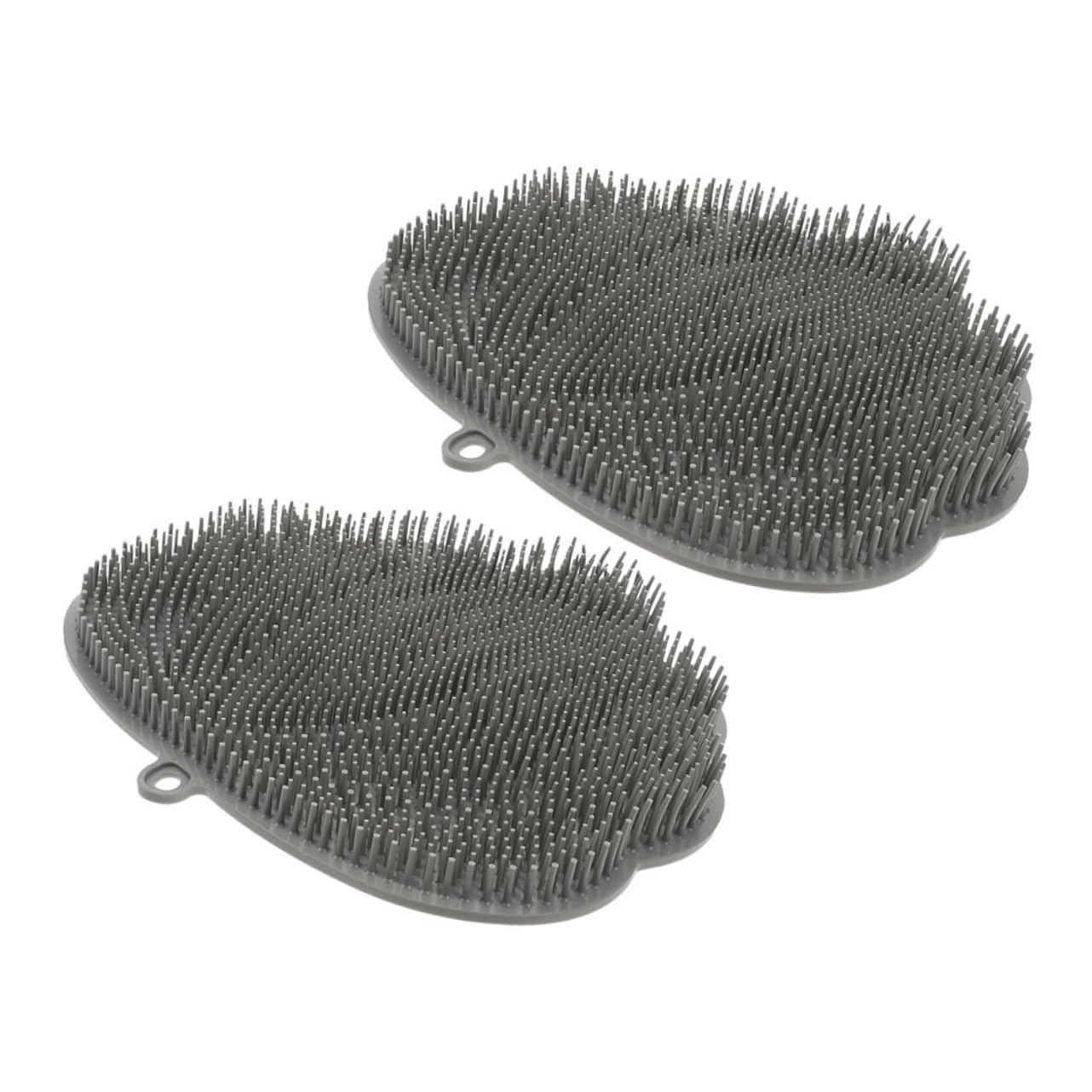 FOMIYES Bathroom Foot Mat Back Scrubber for Men Women Shower Foot Cleaner Anti-Slip Bath Pad -one