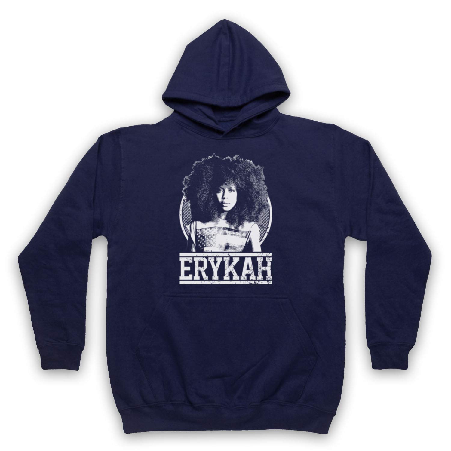 Sweat a capuche Erykah Badu adulte pull noir oversize avec impression de qualite - 2