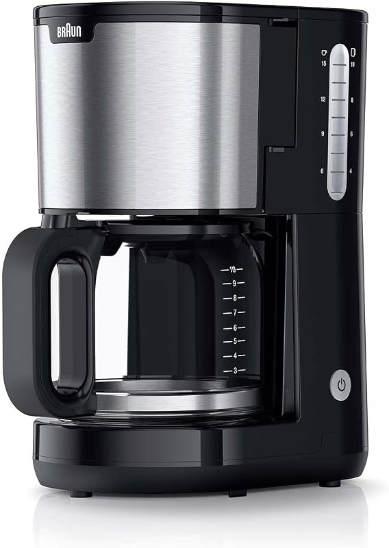 Braun PurShine KF 1500 BK Filteres Kávéfőző 10 Csésze Kapacitás OptiBrew Rendszer