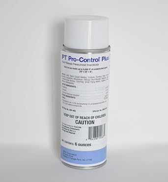 BASF PT Pro-Control Plus Total Release Formula 2 Insect Fogger, Fast Acting Aerosol Killer for Crawling & Flying Pest Control, 6 oz