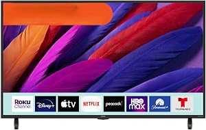 onn. 43" 4K UHD Smart TV, 4K, 3 HDMI, 60 Hz with HDMI Cable