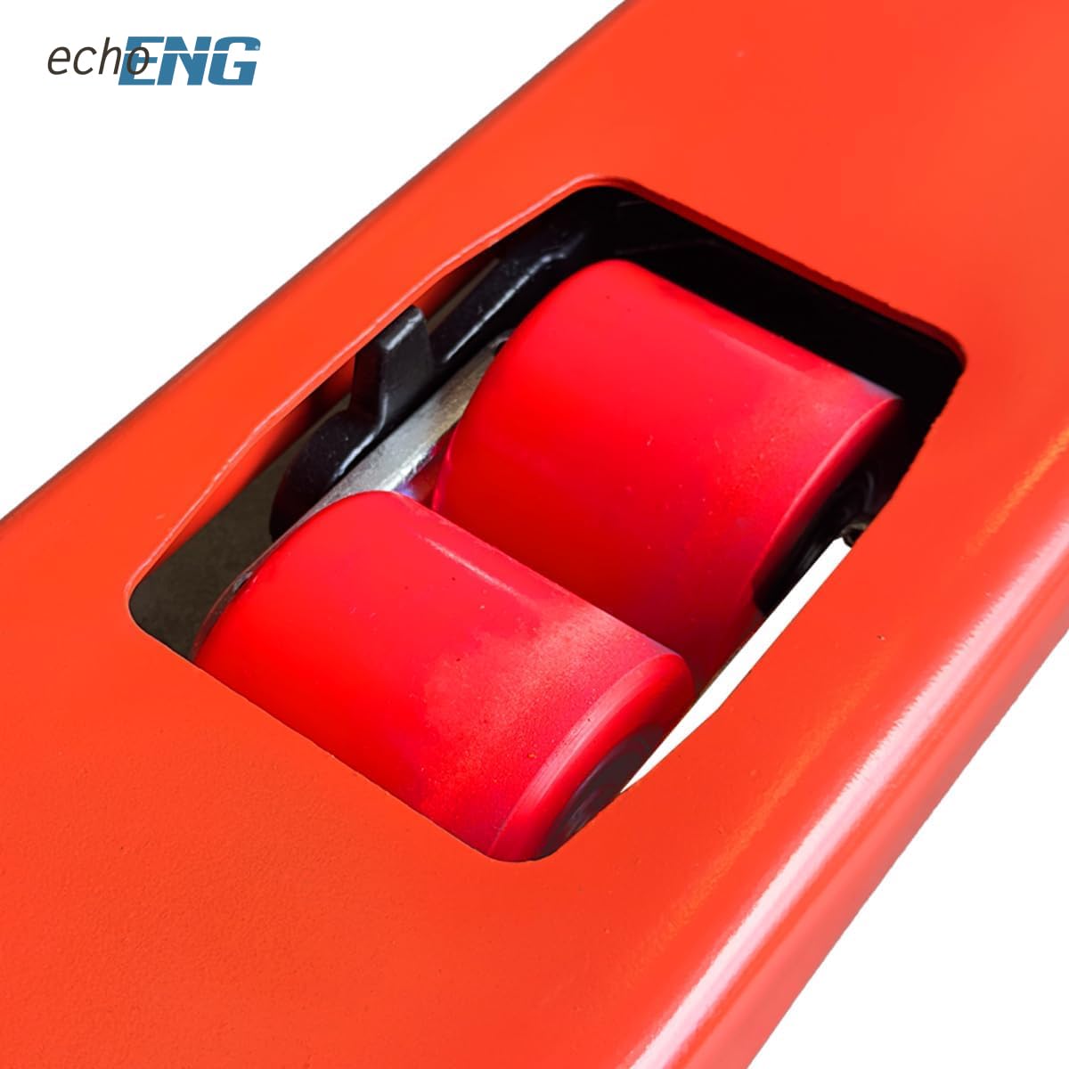 echoENG Transpallet manuale | Portata 2500 kg | Lunghezza forche 1150 mm | Ruote in PU | Carello elevatore doppi rulli | MA SL TT25