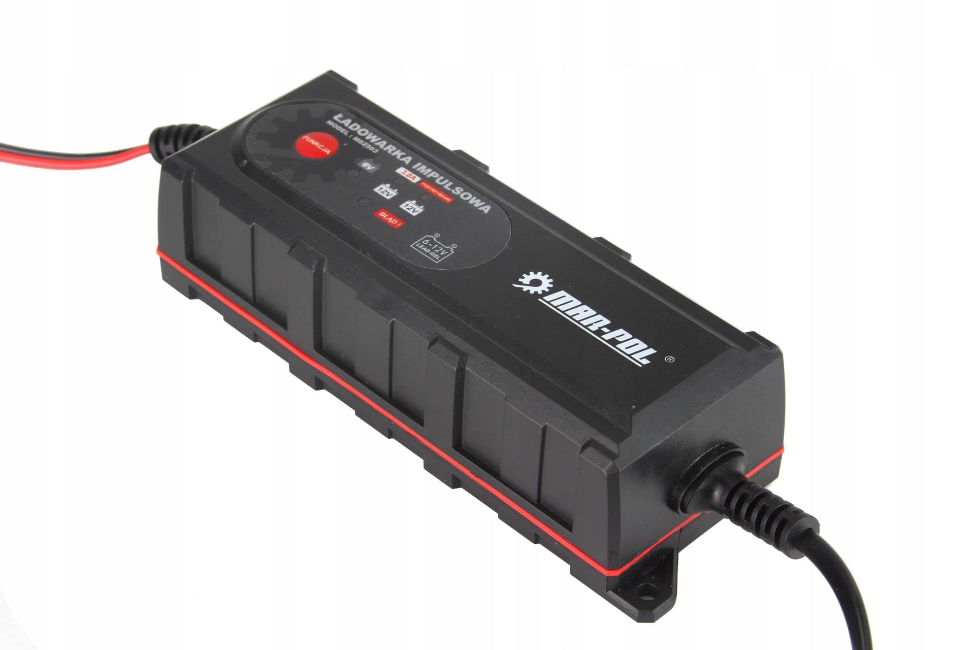 Riloer Caricabatteria Intelligente 6V/12V 1000mA – Manutentore Automatico Per Auto E Moto