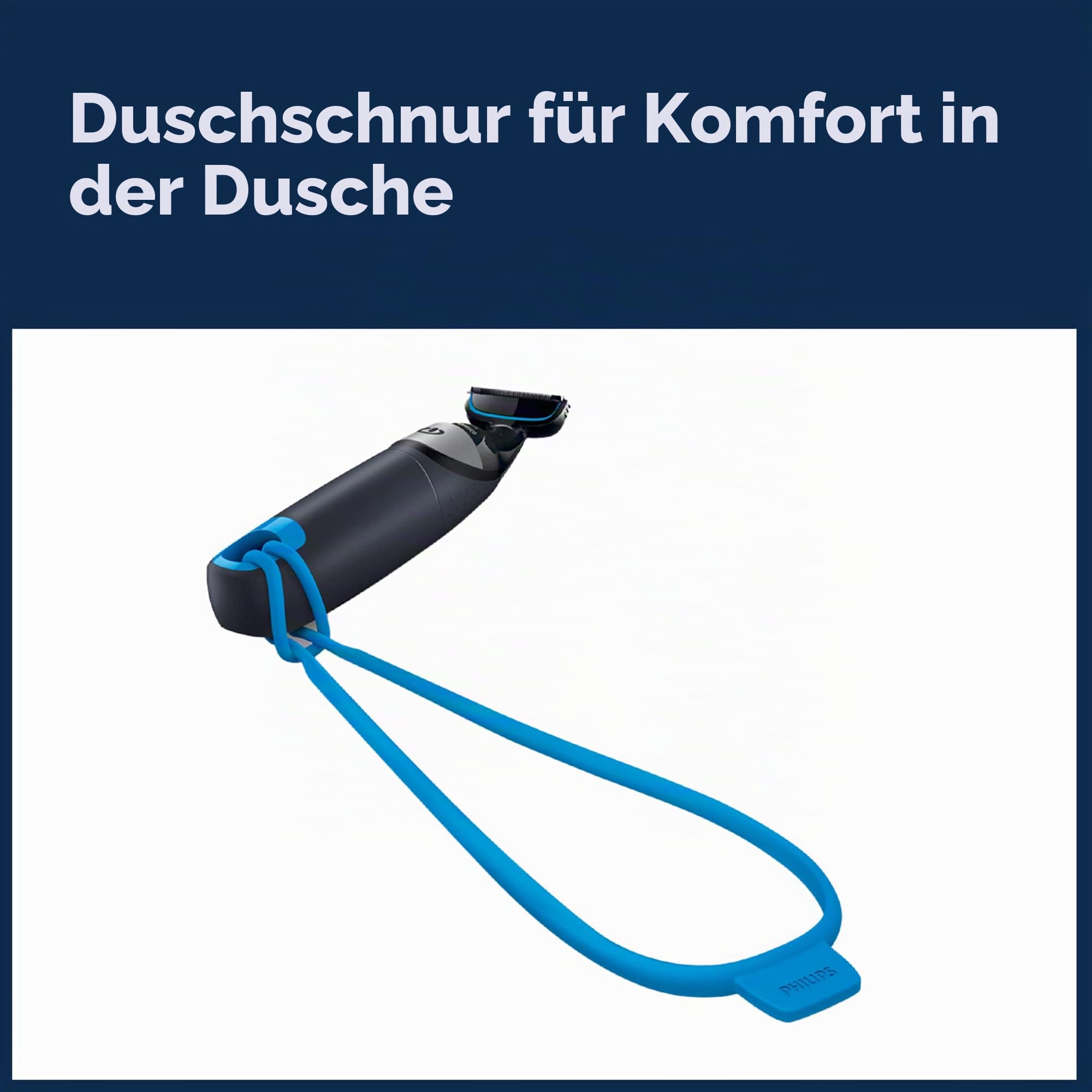 Philips Norelco BG1026/60, Bodygroom-Serie 1100, wasserfest, für Herren