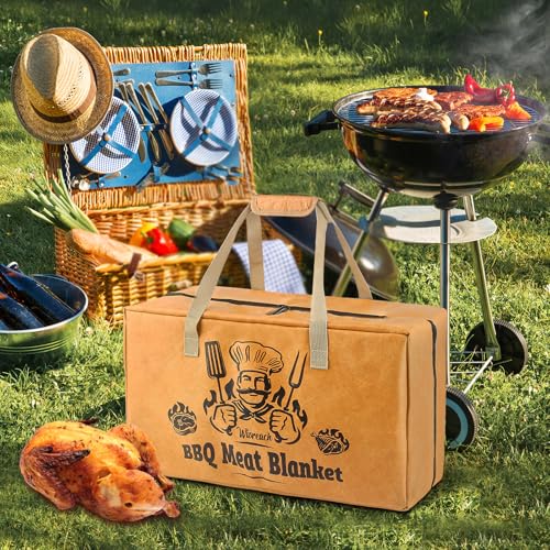 Wisreach Insulated BBQ Meat Resting Blanket, 18" Extra-Large Triple-Layer Brisket Bag - image 7