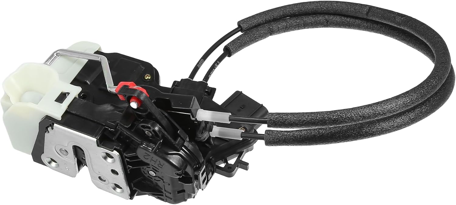 X AUTOHAUX Front Right Passenger Side Power Door Lock Actuator Motor with Cable for Kia Optima 2.0L 2.4L 11-12 Door Latch Actuator Assembly No.813202T000 Black