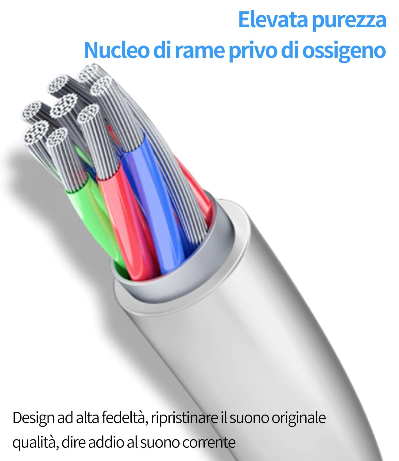 Adattatore Cuffie Apple Cavo Aux Auricolari Lightning Jack 3,5mm Sdoppiatore per iPhone 14 13 12 11 Pro Max Mini 7 8 Plus X SE XS XR iPad Air