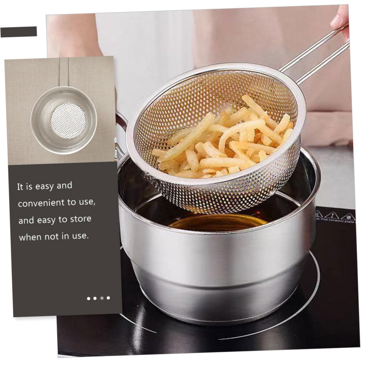 Amosfun 2 Piezas canasta de drenaje de arroz limpiador de arroz colador de lavadora de arroz te drain basket cesta verduras coladores de malla para cocina cesta de frutas de cocina Silver