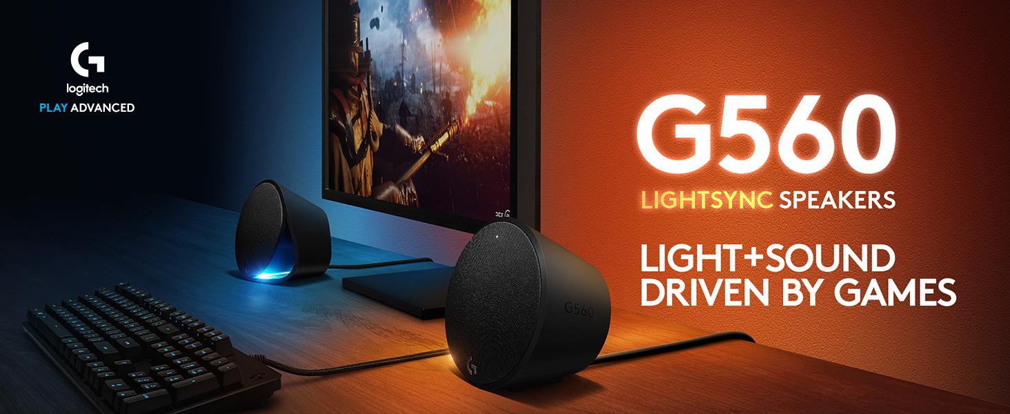 Amazon.com: Logitech G560 PC Gaming Speaker System with 7.1 DTS:X