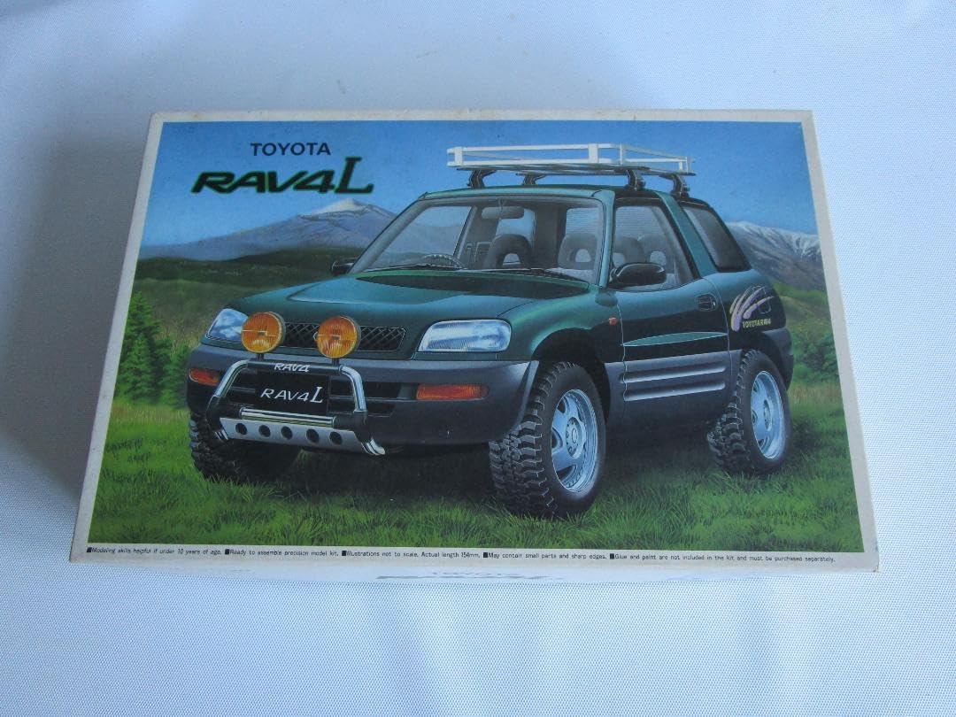 アオシマ1/24トヨタ RAV4 L 完成品 How To Build Model Kit 思ってたんと違う仕上がりに… アオシマ