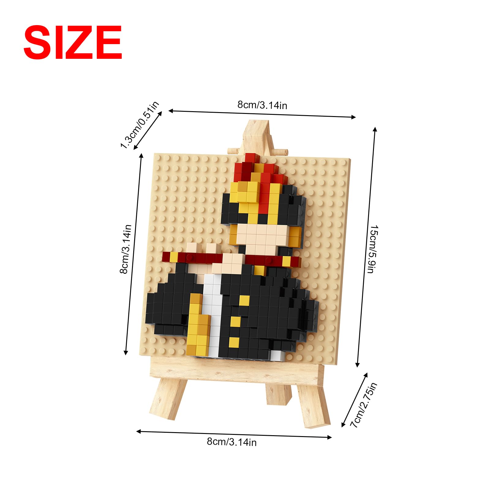 NOOLY World Famous Painting Mini Building Block Set for Home and Office Decoration WKLJM-03 (Boy) 6739 - Image 2