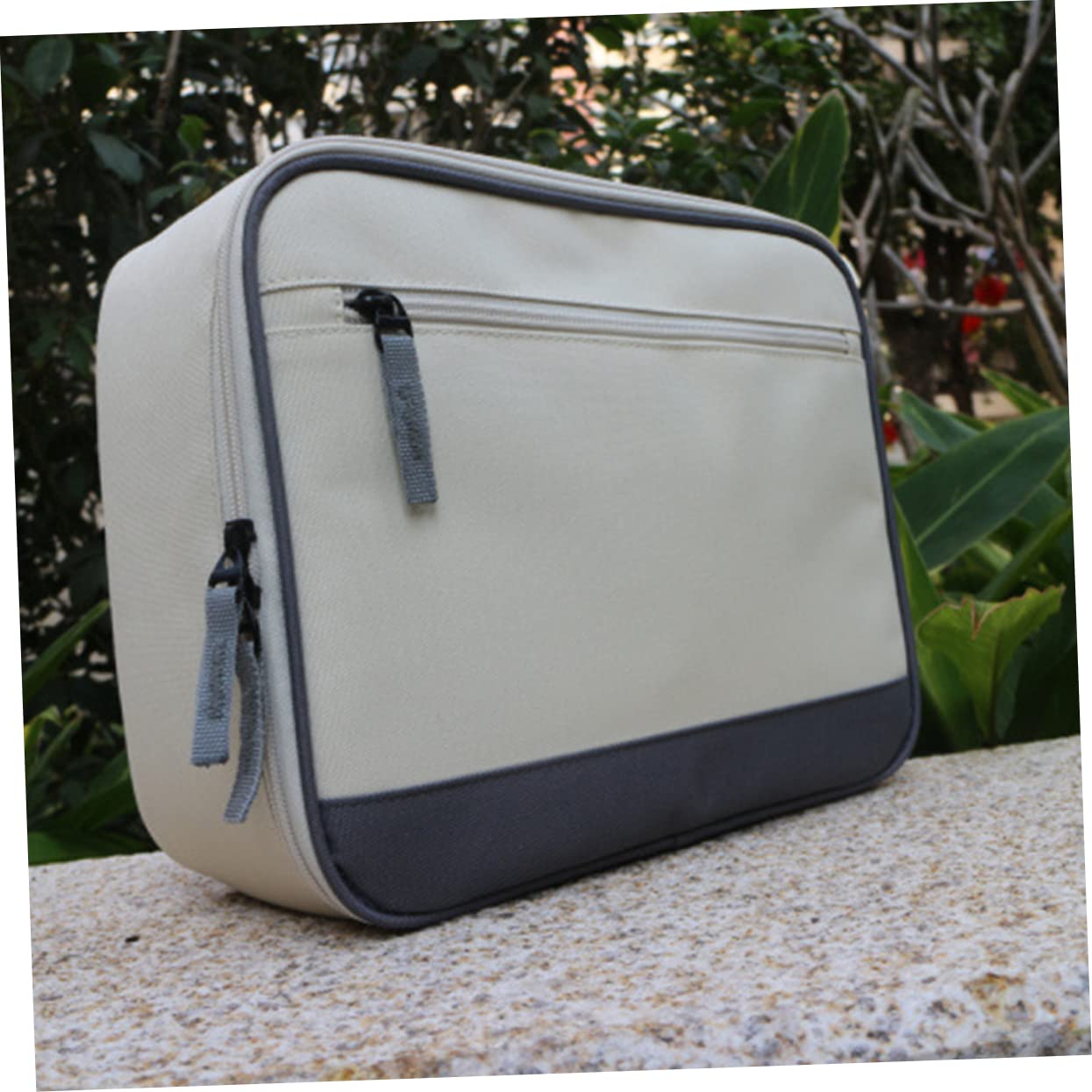 KONTONTY 1pc Oxford Fabric Pearl Cotton Digital Accessories Organizer Bag for Travel