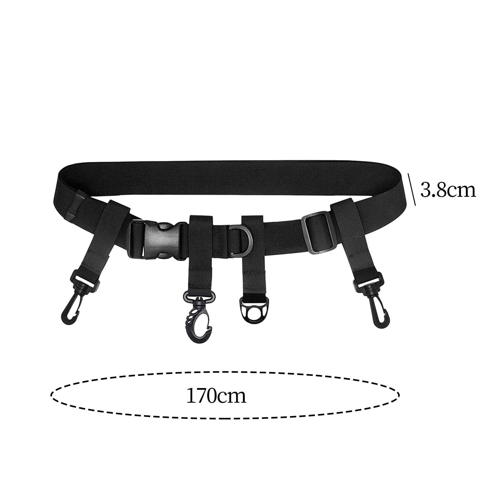 RNXRZANK 5X Fishing Adjustable Wader Belt for Surf Kayak Fishing Quick Release Buckle Strong