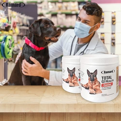Miniatura 5 de Ramard Total GI Health Canine - Suplemento para perros para la salud intestinal y la función inmunológica, suplemento suave para masticar para