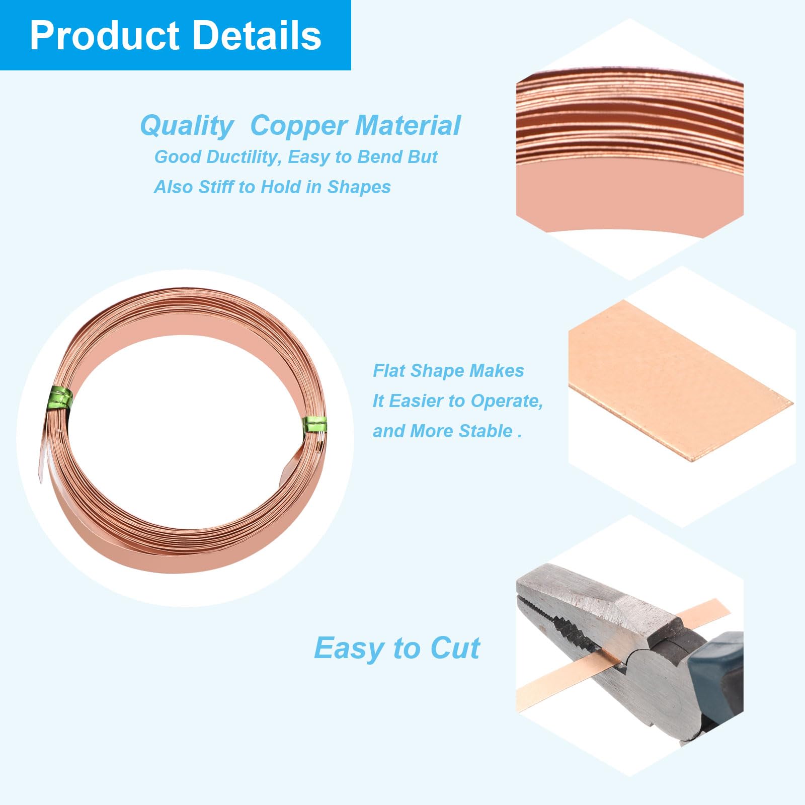 PATIKIL Flat Copper Wire - Image 3