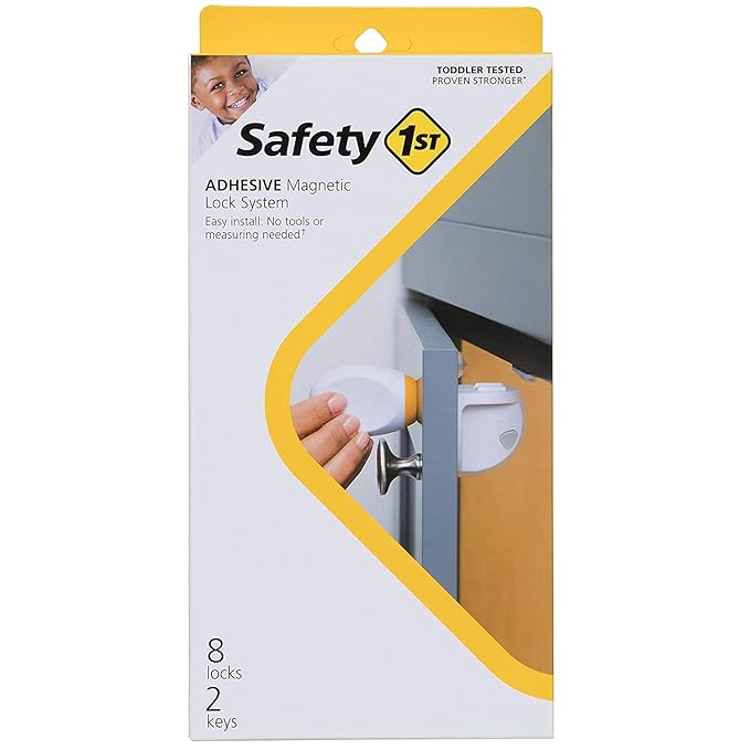 Safety 1st Adhesive Lock System, 8 Locks And 2