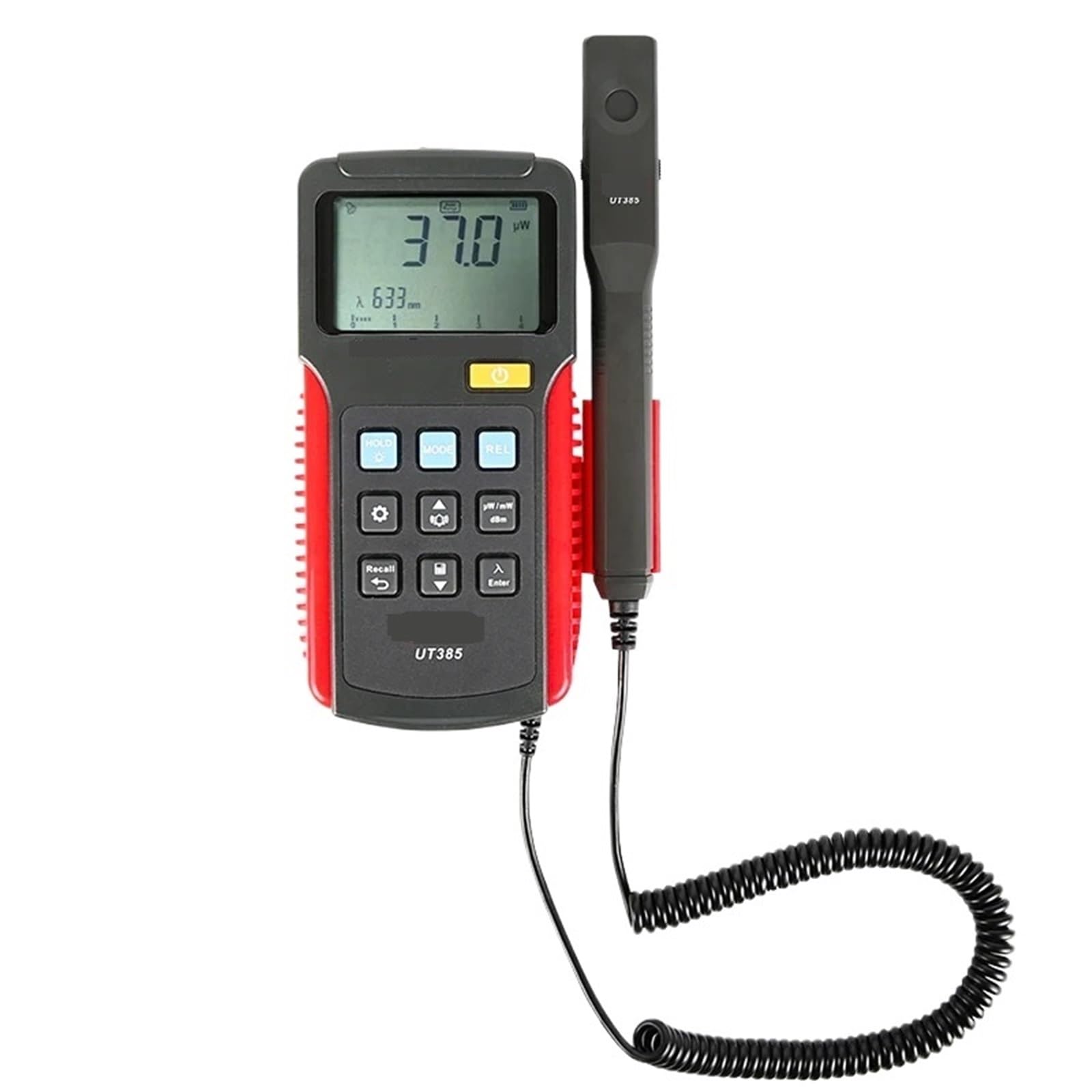 Probador de Fibra óptica, Medidor de Potencia UT385, analizador de Potencia, diseño Dividido, Registrador de Datos, Sensor, medición de Potencia de precisión