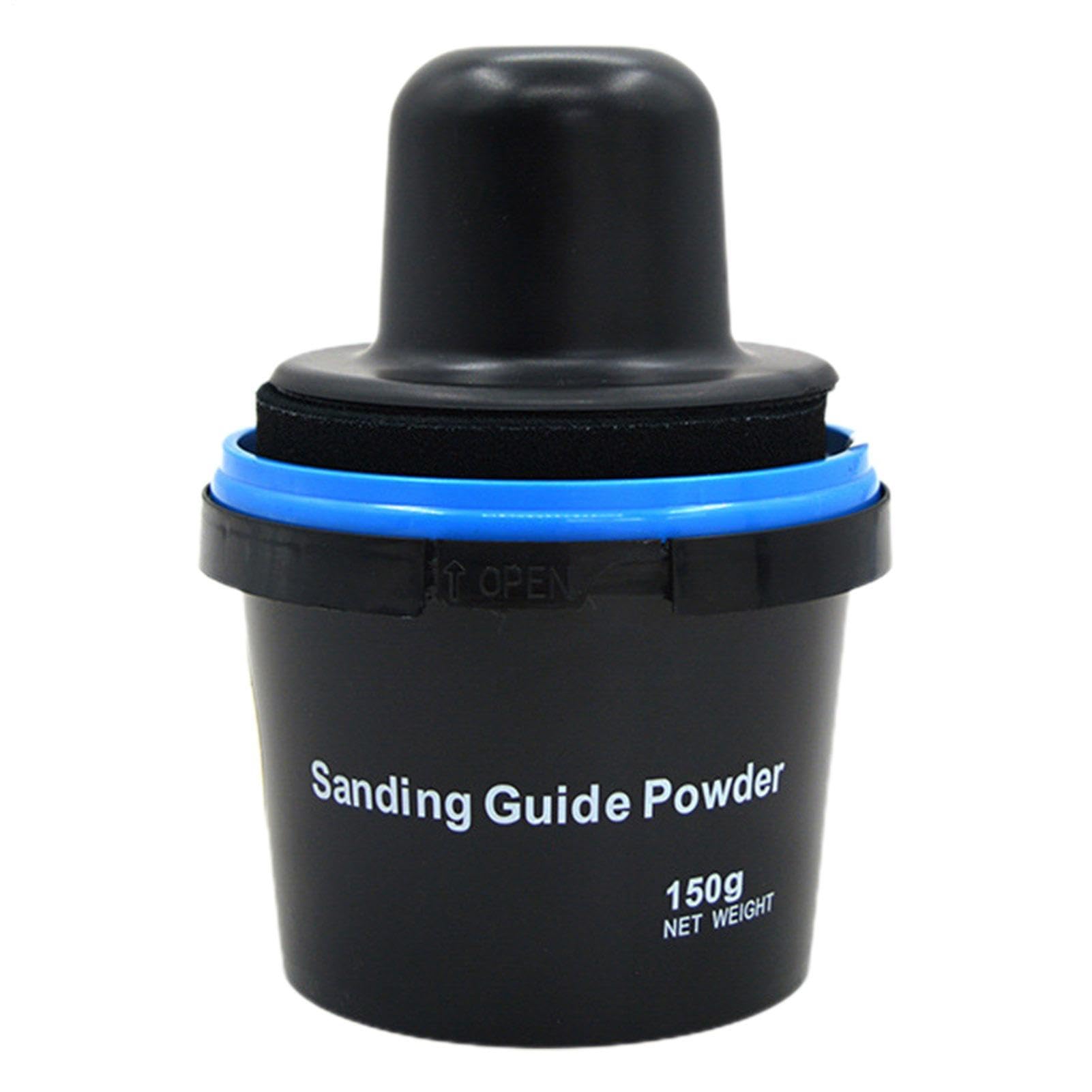 Dry Guide Coat Powder – Guía de lijado, Polvo para guía, guía para el cuerpo, lámina autoadhesiva simple con asa, reutilizable, sin goteo, polvo de recubrimiento de guía