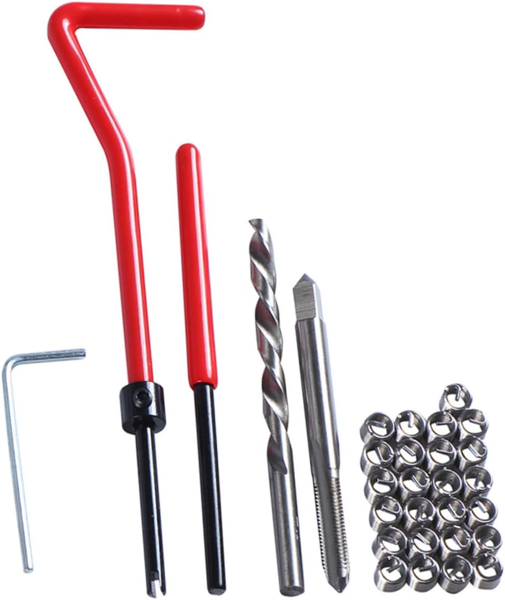 GANAZONO Metric M5 Thread Repair Kit, 30 Piece Hss Insert Set