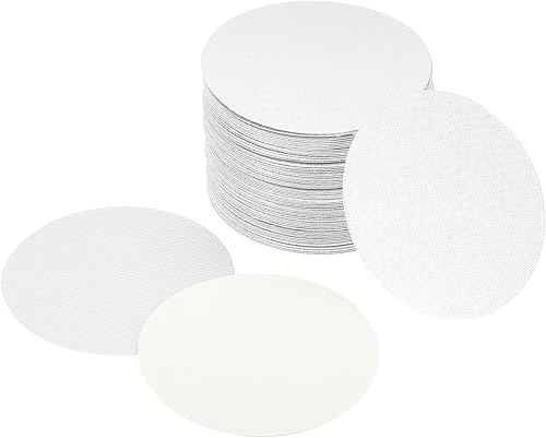 PATIKIL Revestimiento de tapa de papel de aluminio de 3.32 pulgadas, 150 piezas resistentes a la inducción de manipulaciones selladoras térmicas