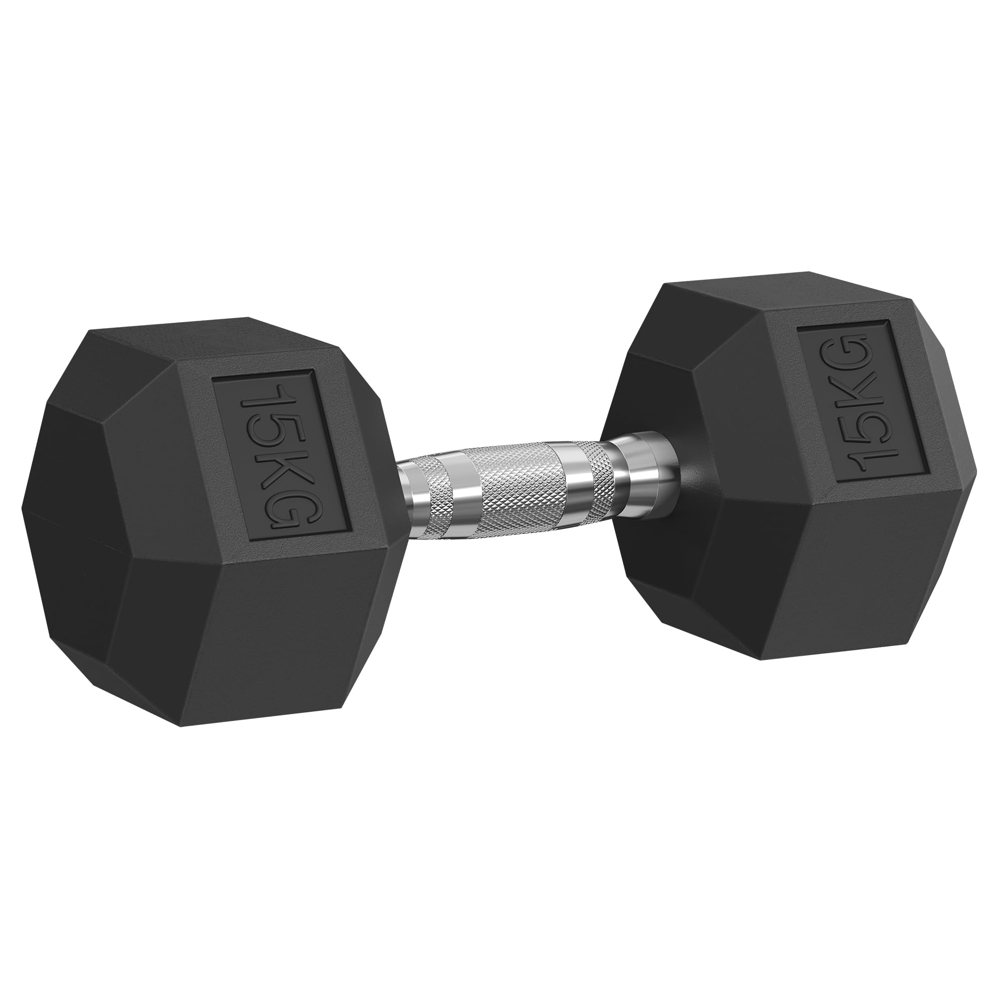 SONGMICS Kurzhanteln 10 kg, 12,5 kg, 15 kg, 20 kg,Hexagon Hanteln aus Gusseisen