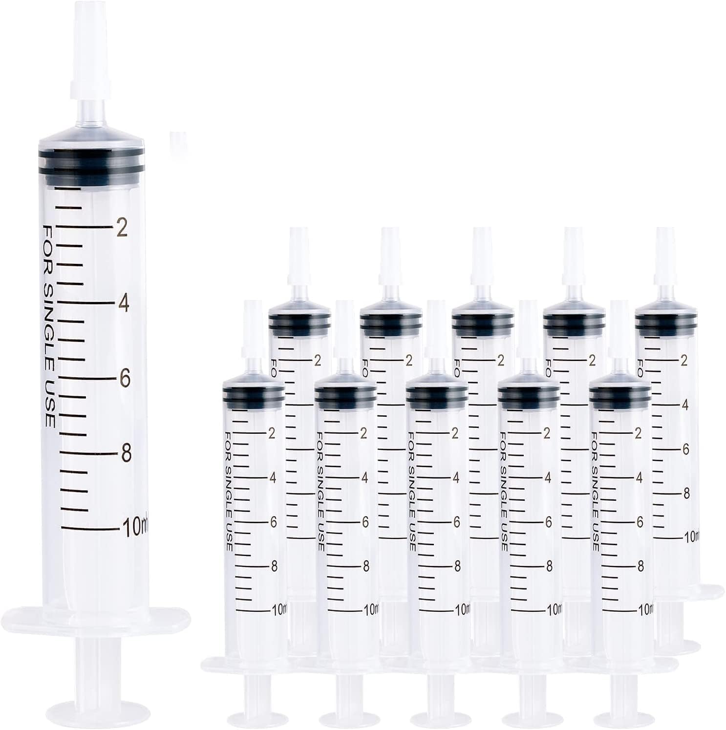 Sponsored Ad – 30 Pcs 10ml Plastic Syringes With Tip Cap - No Needle, Accurate Measurement for Scientific Labs, Feeding Pets, Refilling