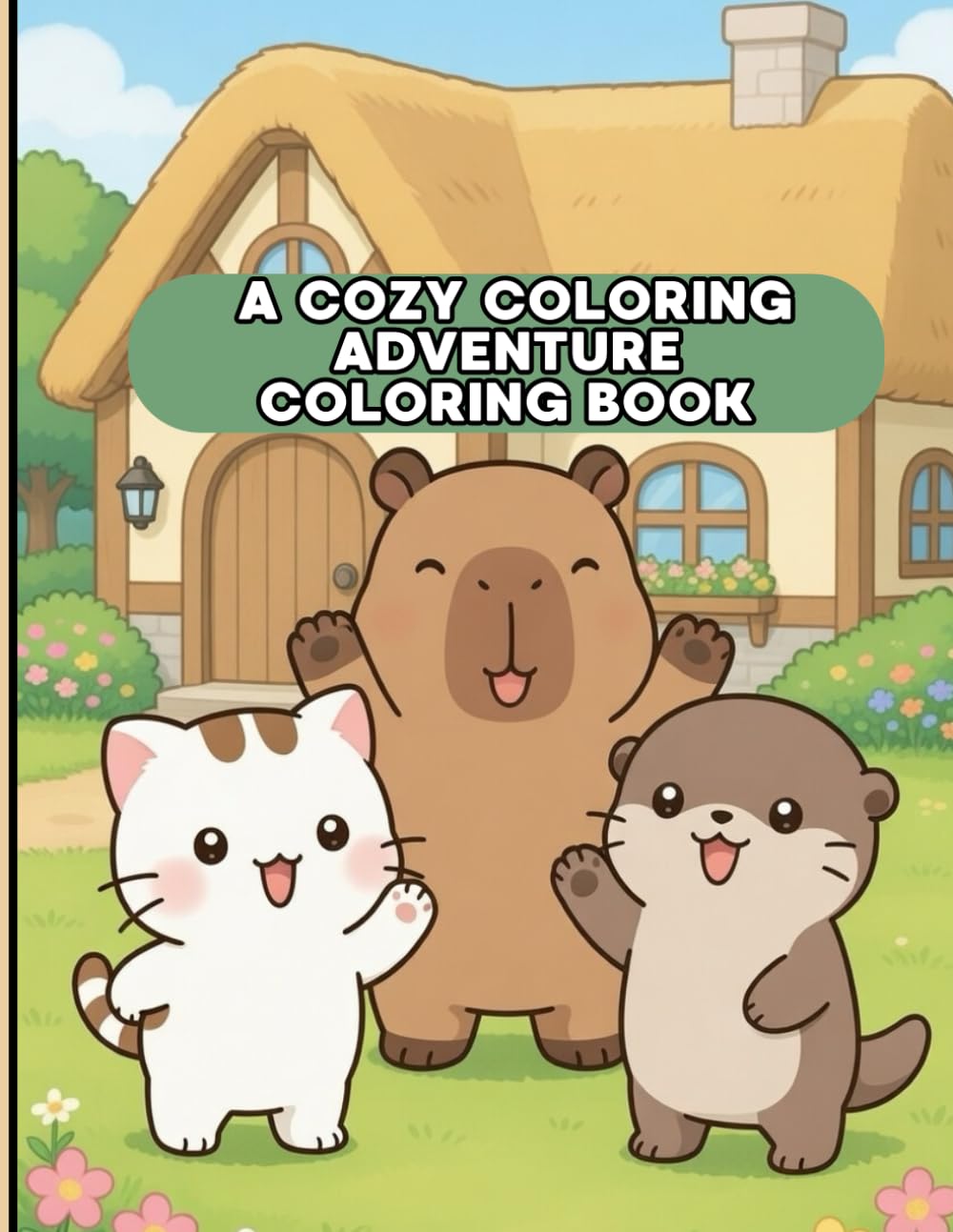 The Soft Life: A Cozy Coloring Adventure: Calm Moments with a Kitty, Capybara & Otter