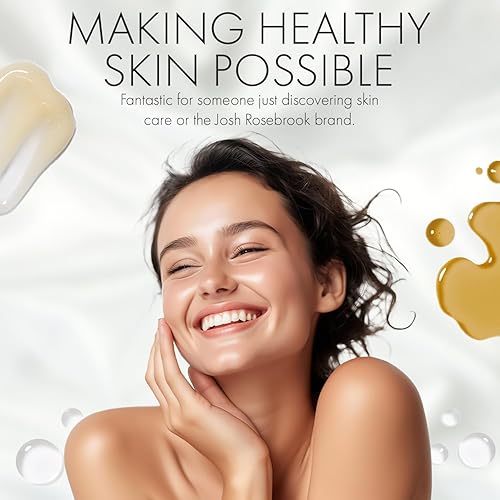 Miniatura 3 de Josh Rosebrook The Essentials Kit - Juego de cuidado de la piel para limpiar, tonificar e hidratar | Limpieza completa de humedad de 1 oz, tóner