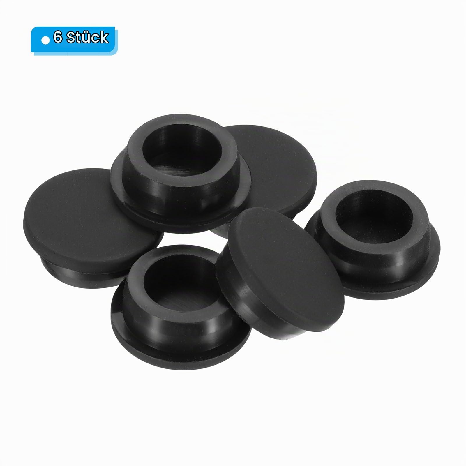 10 Stück Lochkappen aus Silikonkautschuk, 2,5 mm bis 30 mm, T-Typ