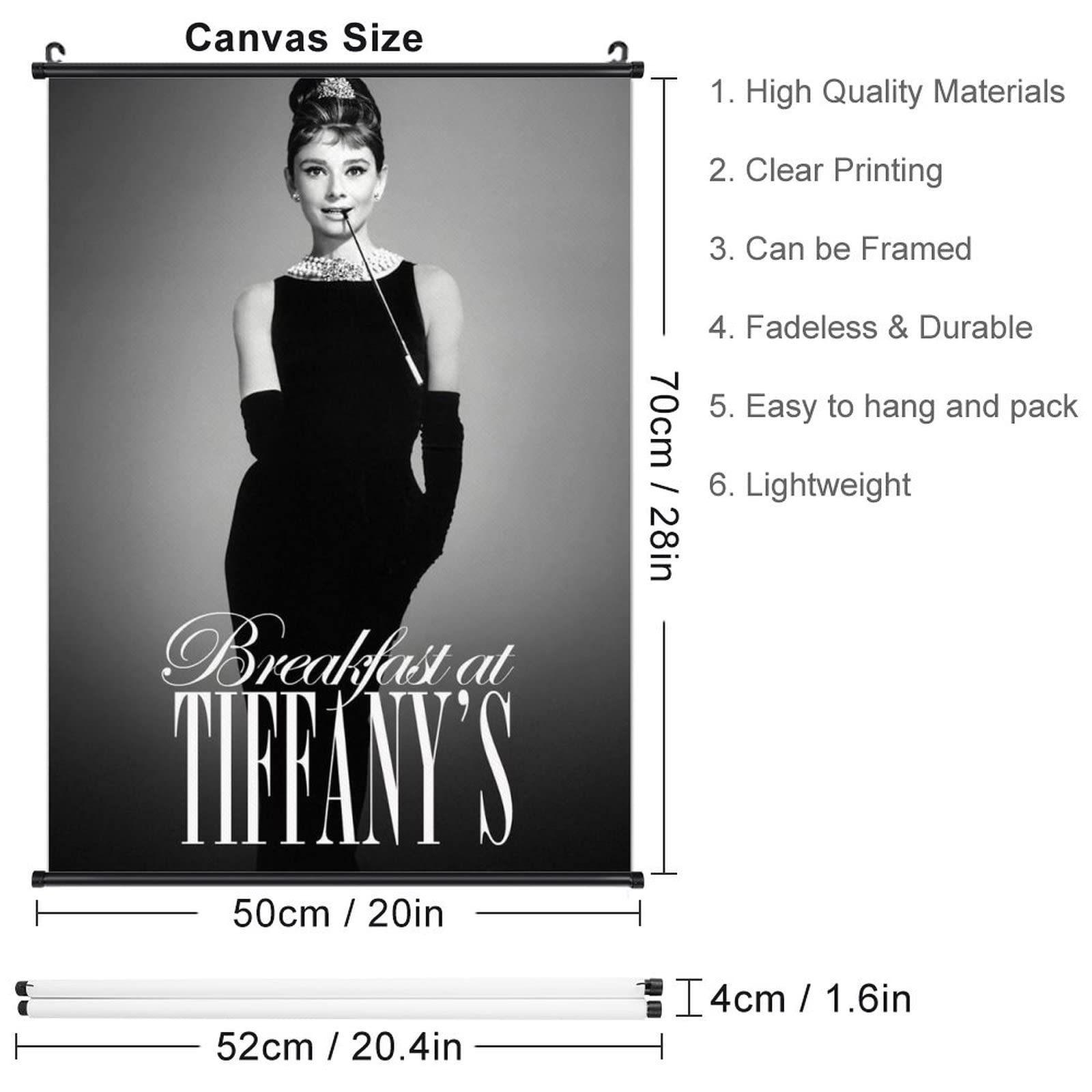 Amazon.co.jp: 掛ける絵 オードリー・ヘップバーン Audrey Hepburn