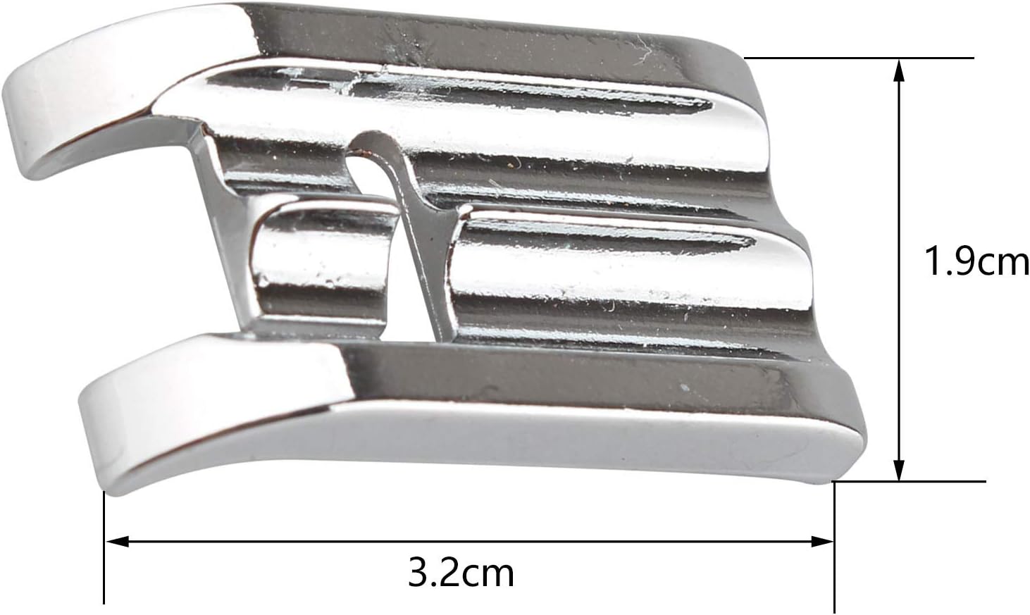 Jopto New Universal Metal Heavy Duty Double Welting Piping Sewing Machine Cording Presser Foot Compatible for All Low Shank Snap-On Domestic Sewing Machine Singer Brother Janome Toyota Austin and more - Image 5