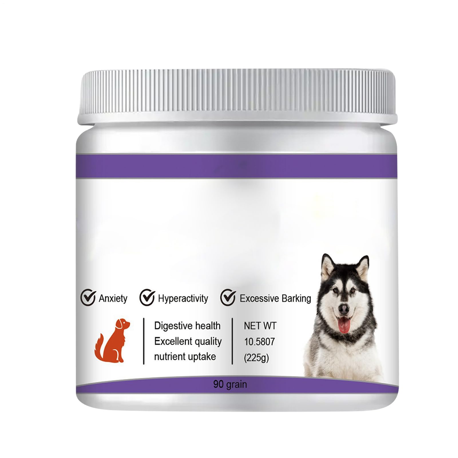 Dog Calming Treats - Calming Supplements for Dogs,Pet Health Supplies 90 Tablets Nutrition Chews for Stress Discomfort Recovery Daily Use Home Apartment Travel Outdoor Feeding Indoor