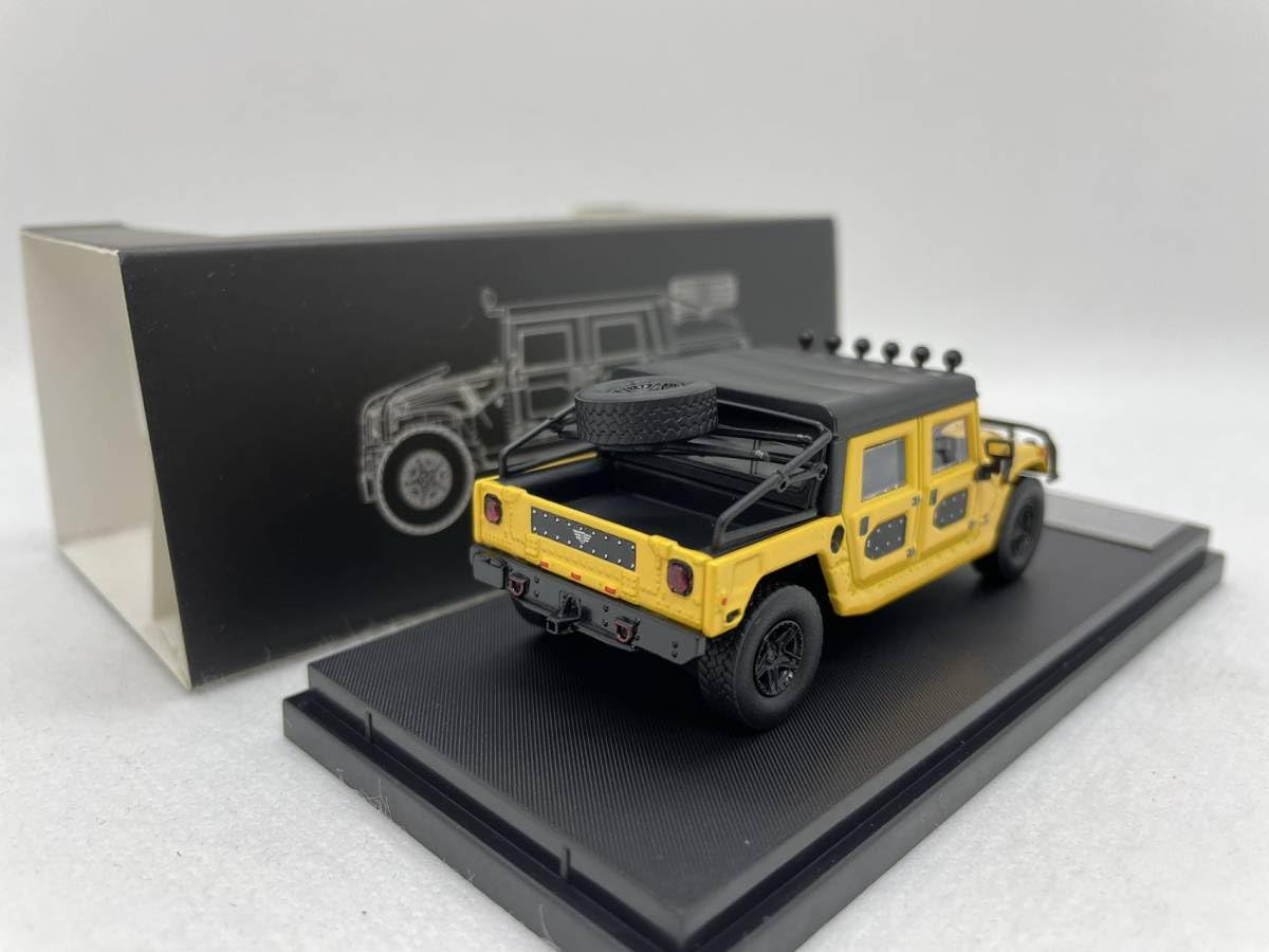 Amazon.co.jp: Master 1/64 ハマー Hummer H1 イエロー×ブラック