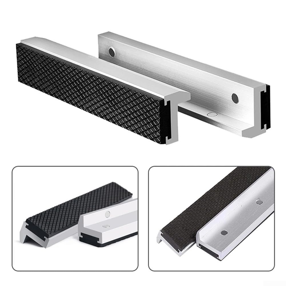 Paire De Griffes D'Étau Universelles 7,6-20,3 Cm En Alliage Aluminium - Magnétiques Et Antidérapantes