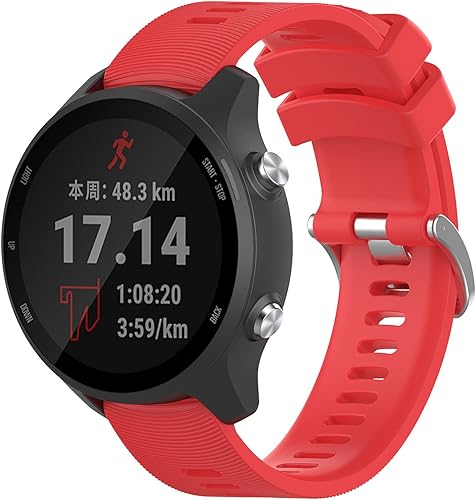 Anuoli Correa de repuesto compatible con Garmin Forerunner 245, 0.78 pulgadas para Galaxy Watch 55 Pro, Garmin Vivoactive 3 Forerunner 645245 Music