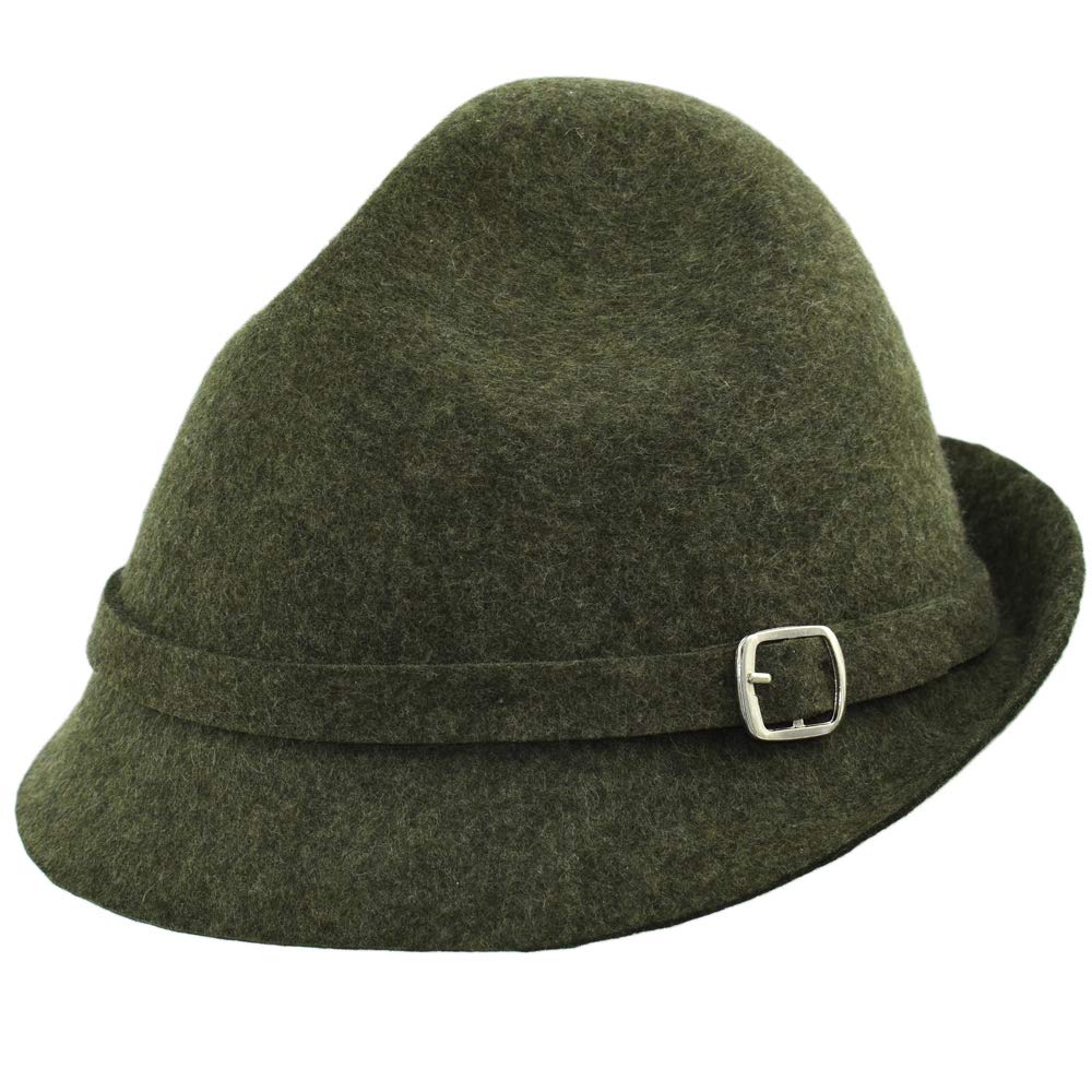 Melegari Faustmann Cappello Tirolese Almhut | Cappello alpeggio da Pastore | Cappello Alpino | Uomo Donna | Estate/Inverno