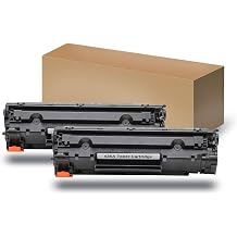i in uyumlu yedek-toner kartu u HP CB435 A 35 A 285 A 85 A Canon CRG 312 712 912 toner Siyah ile kullan m i in HP LaserJet P1005 P1006 Pro P1100 P1102 P1102 W M1132 M1212NF Canon 2er-Pack Siyah