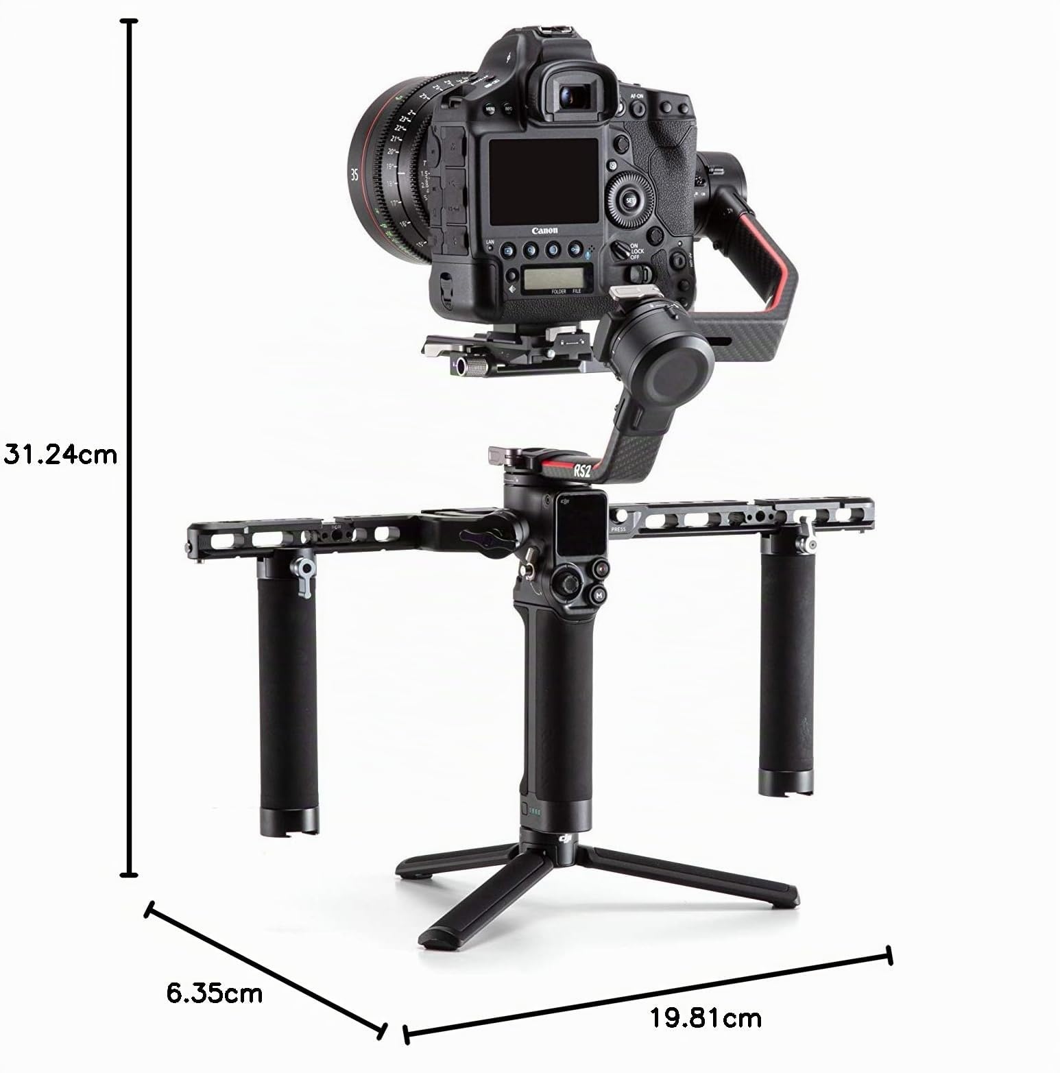 DJI RS- Poignée Double tournante DJI RS | Provenance France. Emballage securisé. Livré avec Facture dont TVA.