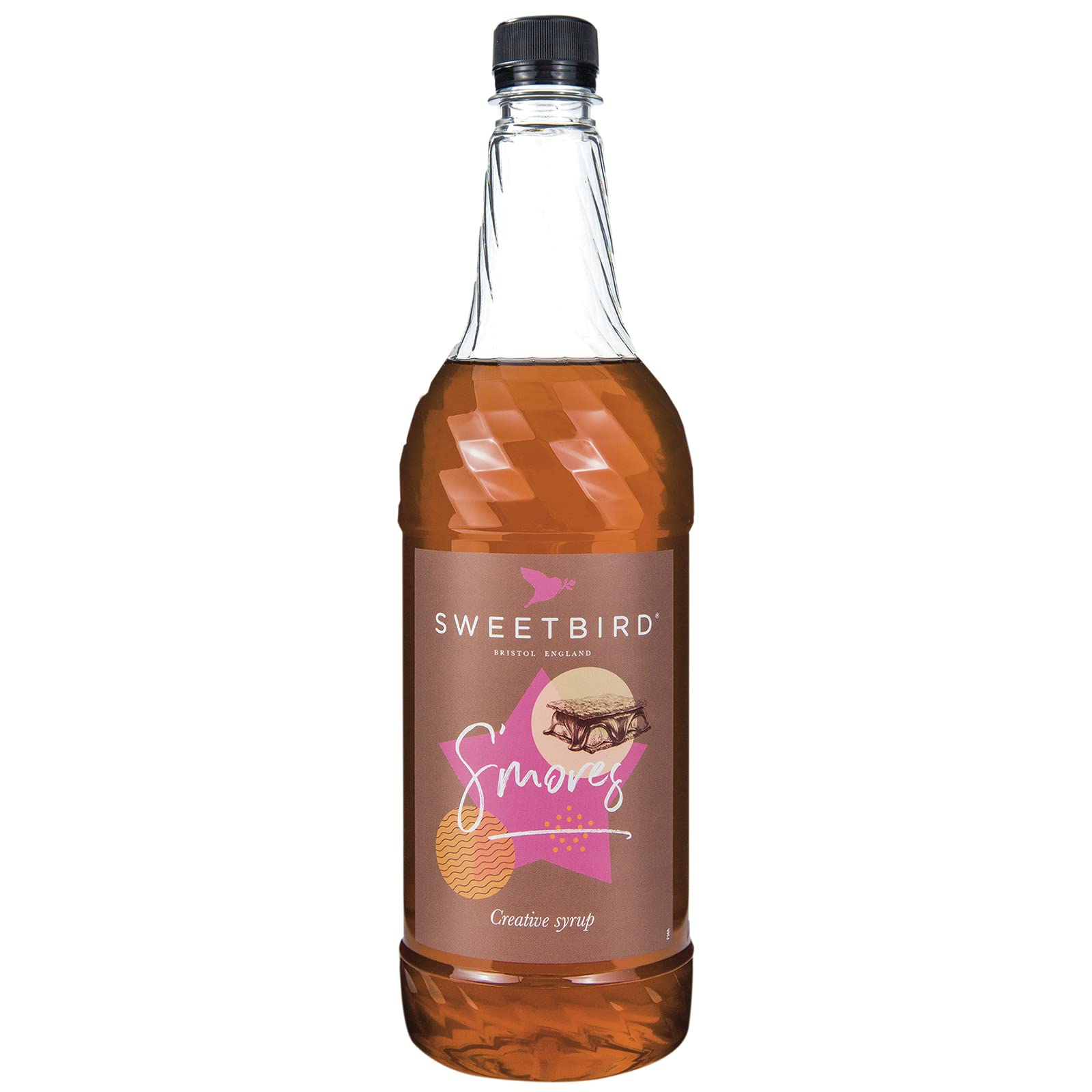 Sweetbird S'Mores Syrup (1 Litre) - Vegan Friendly