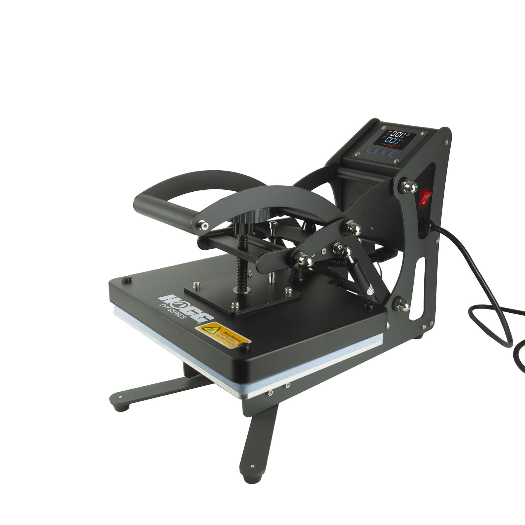 Hogg Heat Press Machine for T Shirts - DIY Series, High Pressure (9" x 12"), Craft Heat Press for Shirts, Hats, Tote Bags, Machine for HTV, DTF, DTG, Temperature Range 0 to 482 F