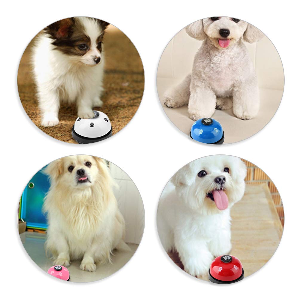 Campanello per Addestramento del Cane, Campanello per Cani Campana per Animale Addestramento Premendo Campana per Chiamata(Rosso)