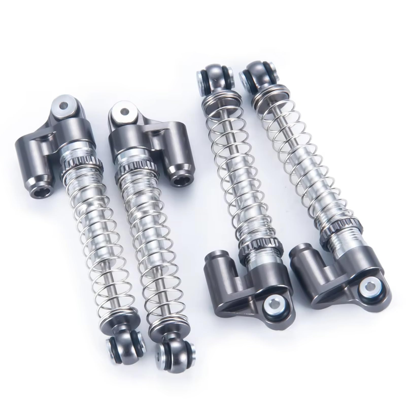 Amortyzatory aluminiowe RC Crawler Auto RC RC RC do modeli Axial do SCX24 90081 AXI00081 AXI000001 RC Auto RC zestaw (A)