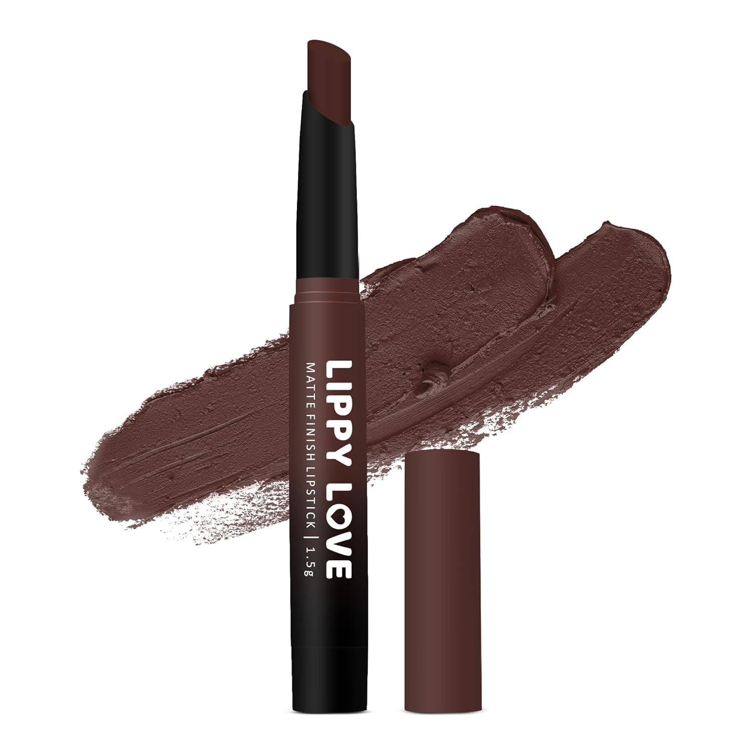 PREMIUM Lippy Love | Creamy Matte & Long Lasting Lipstick | Highly Pigmented & Non-drying Lipstick | Rich Colour Payoff |1.5g (Caramel Delight - Shade 13) SH-7711-image-39