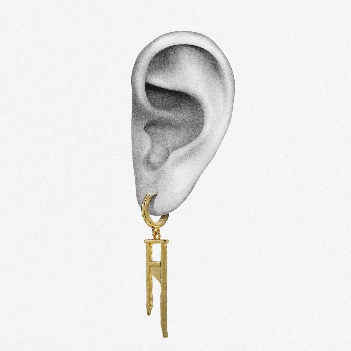 PUNKYOUTH Gothic Dangle Earrings for Women Men – 18G Spiked Hoop Drop Jewelry, Celestial Punk Astral Statement Accessories, Edgy Alternative Grunge Gift
