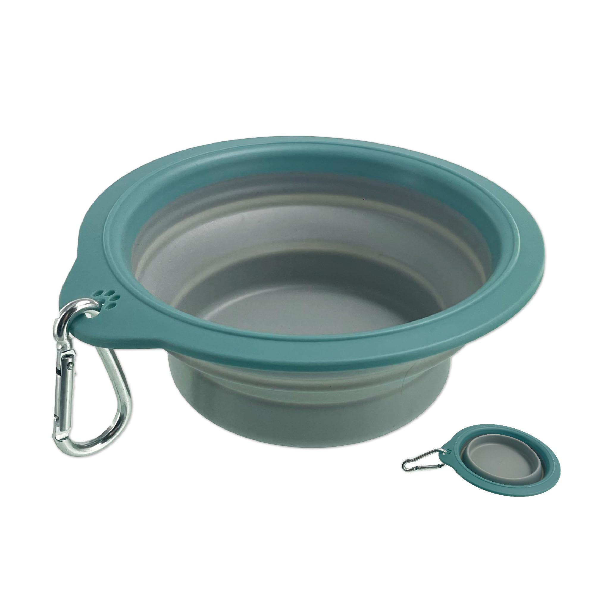 Ancol Collapsible Dog Travel Bowl - Portable Lightweight Pet Cat Outdoor Camping Feeding Tin - Medium 18 x 15cm