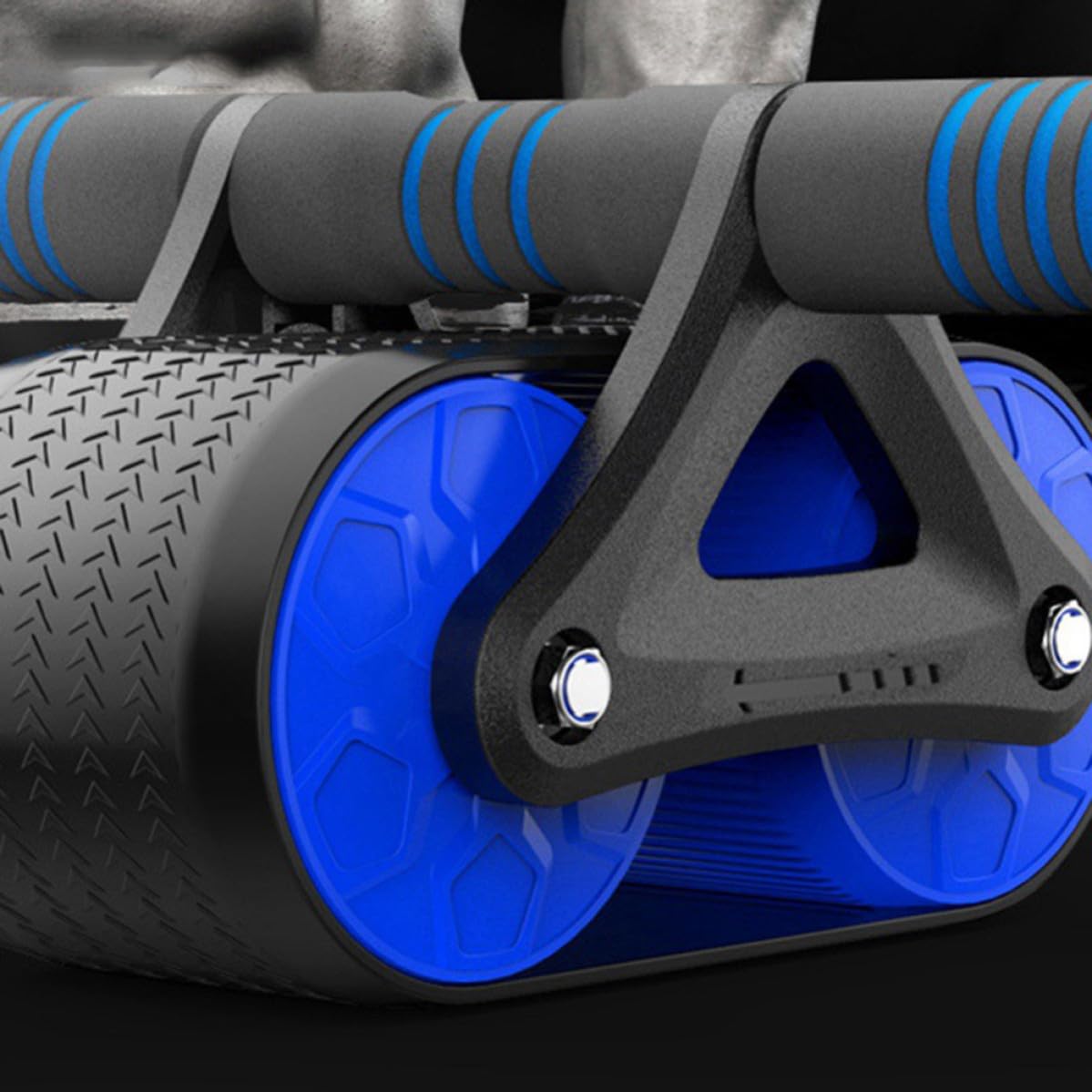 YARNOW Rodillo Abdominal Profesional Rueda Ancha y Mango de Goma Abs para Entrenamiento de Músculos Abdominales en Rutina Diaria y Entrenamiento Superior
